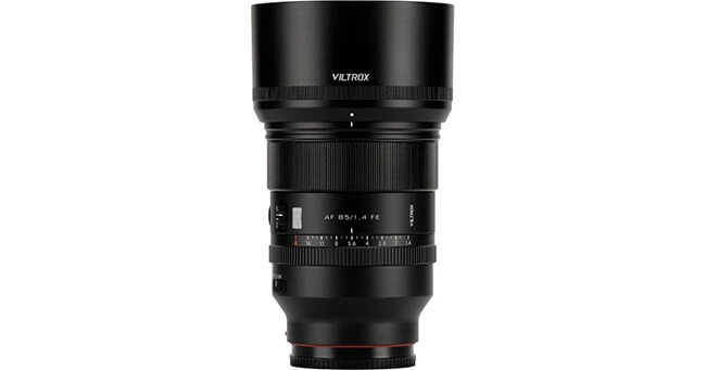The new Viltrox 85mm f/1.4 FE lens