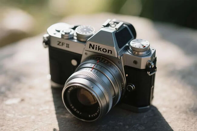 Nikon Zf retro camera  