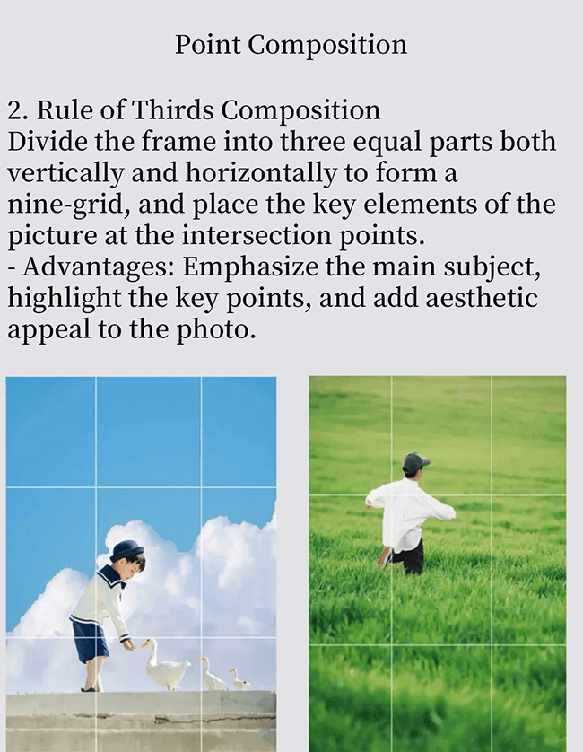 Knowledge of Photographic Composition