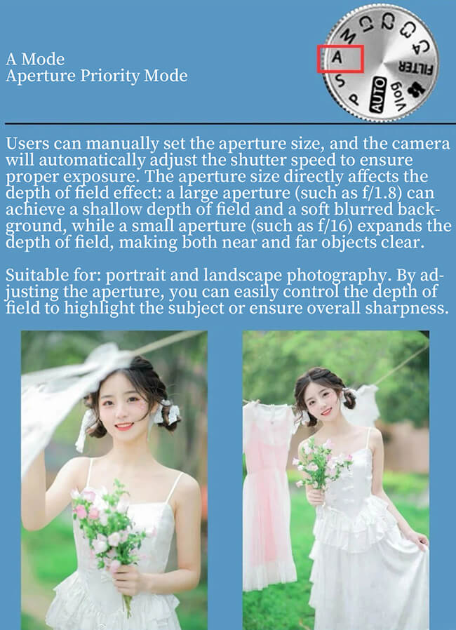 The modes of Fujifilm cameras