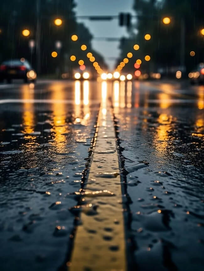 Appreciation of Light and Shadow in Rainy Day Photography