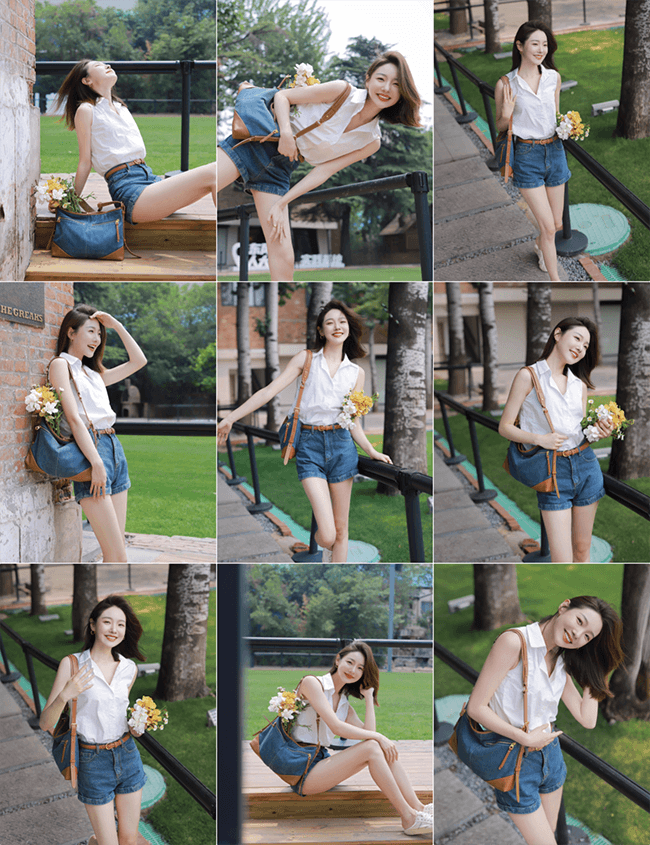 Pictures of summer photo poses