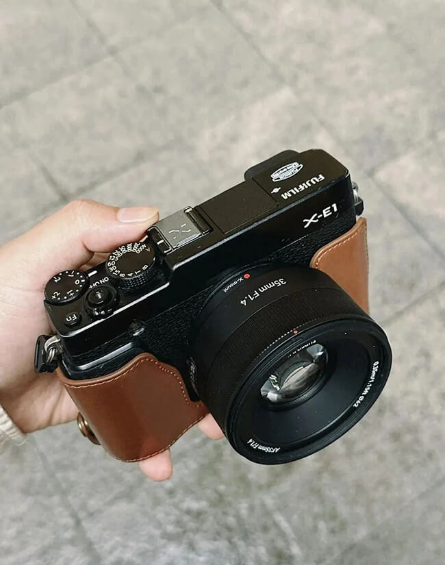 Actual shooting photos of the Fujifilm X-E1