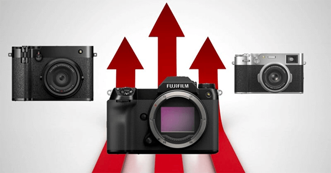 Fujifilm cameras price increase